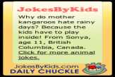 Jokes By Kids Daily Chuckle