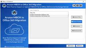 Aryson MBOX to Office 365 Migration