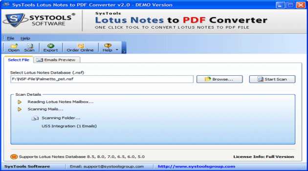 Lotus Notes to PDF Converter