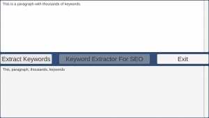 Keyword Extractor Tool For SEO