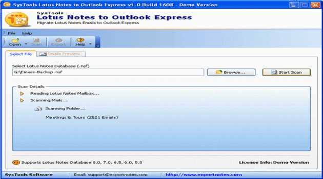 Lotus to Outlook Express Mailbox