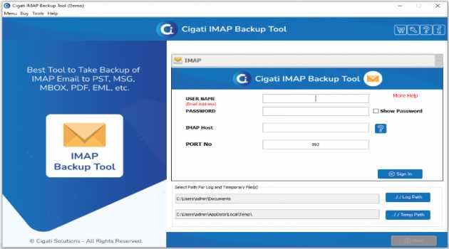 Cigati IMAP to IMAP Migration Tool