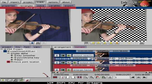 t@b ZS4 Video Editor for linux