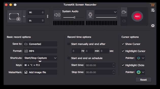 TunesKit Screen Recorder for Mac