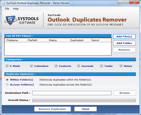 Outlook Duplicates Remover