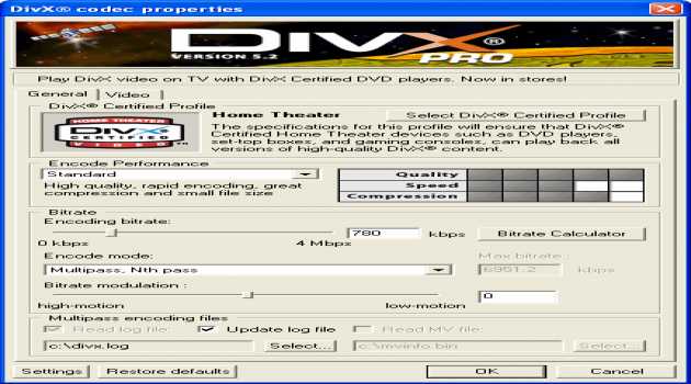 DivX Player with DivX Pro Codec (98/Me)