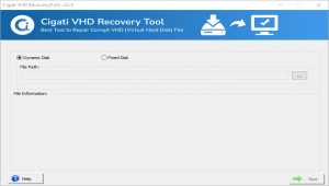 Cigati VHD Recovery Tool