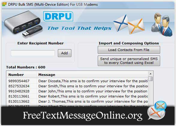 Bulk Sms Software With Gsm Modem For Sms