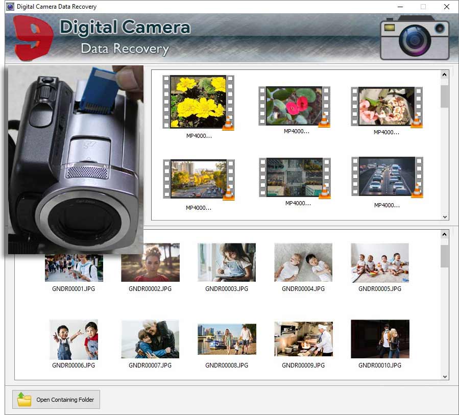Camera Recovery Freeware Software