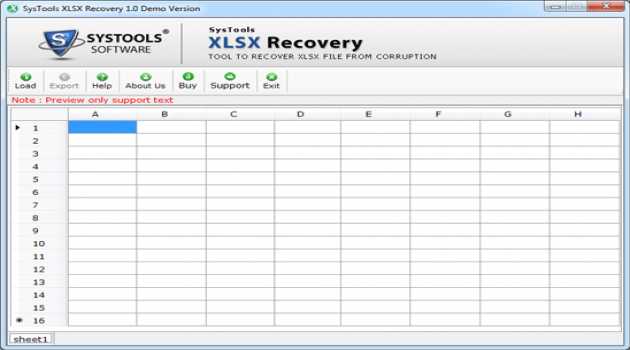 XLSX Recovery Tool