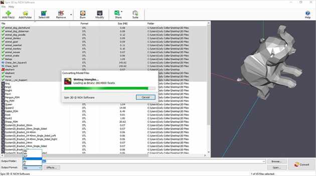 Spin 3D Converter Software Free