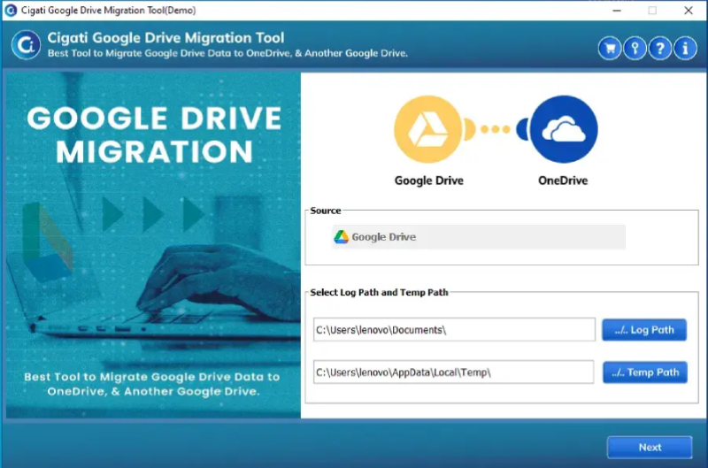 Google Drive to OneDrive Migration Tool