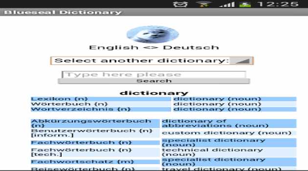 Blueseal Dictionary for Android