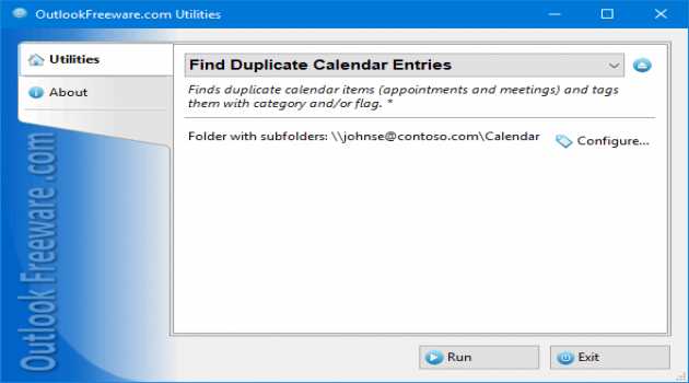 Find Duplicate Calendar Entries
