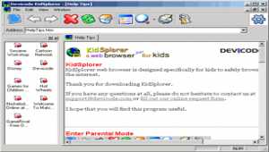 KidSplorer Web Browser