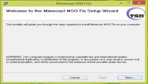 Mimecast MSO Fix