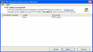FTP Password Recovery Wizard