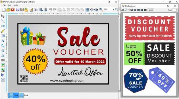 Discount Labels & Stickers Making Tool