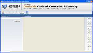 Outlook Cached Contacts Recovery