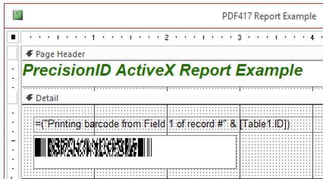 ActiveX 2D DataMatrix and PDF417