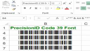 PrecisionID Code 39 Fonts