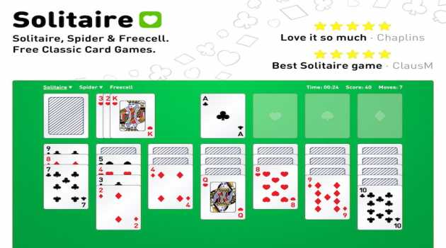 Solitaire, Spider and Freecell