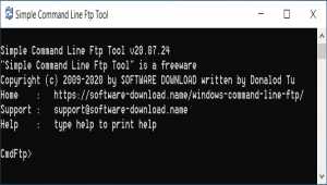Simple Command Line Ftp Tool