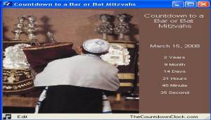 T-Minus Bar-Bat Mitvahs Countdown