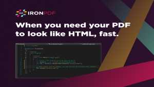 PDFSharp HTML to PDF