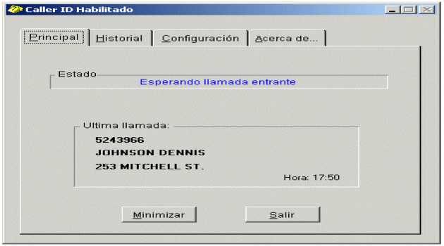 Caller ID para PC (Español)