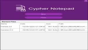 Cypher Notepad for Mac OS X