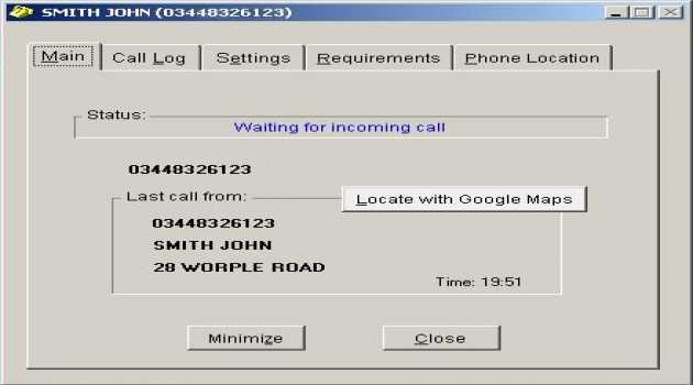 Phone Caller ID for PC