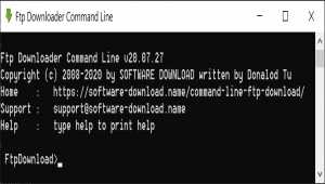 Ftp Downloader Command Line