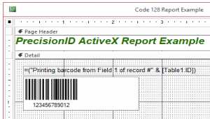 PrecisionID 1D Barcode ActiveX Control