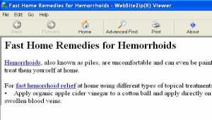 Fast Home Remedies for Hemorrhoids