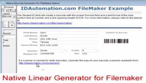 Filemaker Linear Generator