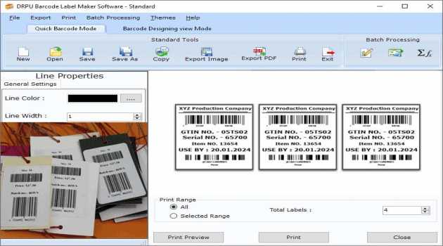 Business Barcode Labeling Software