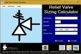 Relief valve sizing calculator