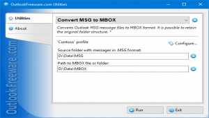 Convert MSG to MBOX for Outlook