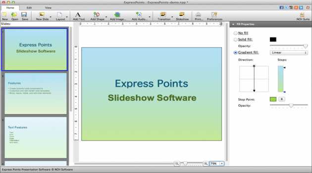 Express Points Presentation for Mac
