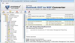 Outlook OST to NSF Converter