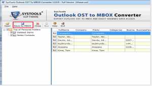 Outlook OST to MBOX Converter