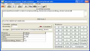 Multipurpose calculator - MultiplexCalc