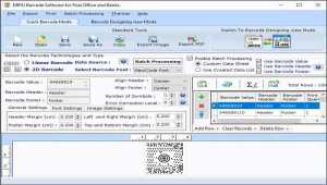 Product Handling Barcode Maker Software