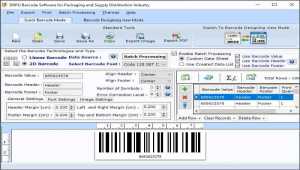 Barcode Software for Goods Packaging