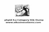 PHPLD 4 Categories SQL Dump 3500+