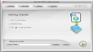 iStonsoft HTML to ePub Converter for Mac