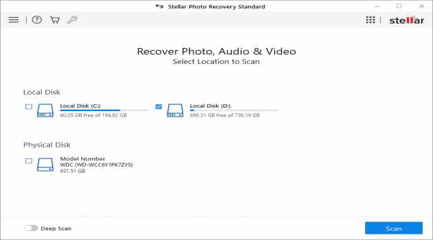 Stellar Photo Recovery Standard Windows