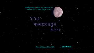 StarMessage moon phases screensaver MAC