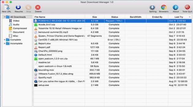 Neat Download Manager Mac